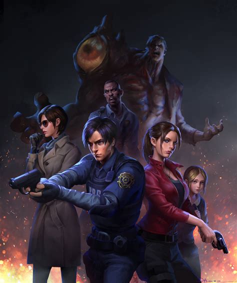 resident evil 2 concept art|resident evil 2 remake art.